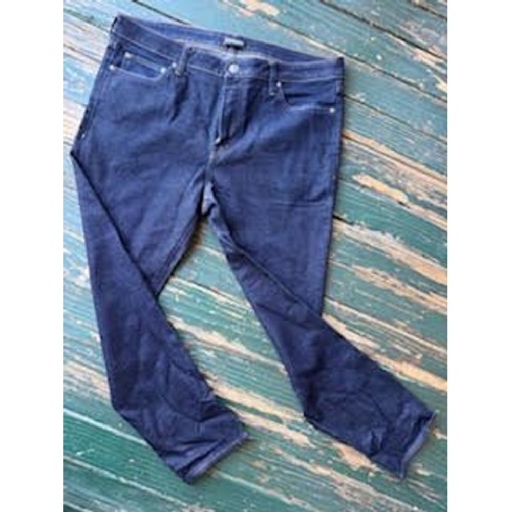 Express Relaxed Slim Stretch Jeans Dark Wash Indigo Denim 36x30